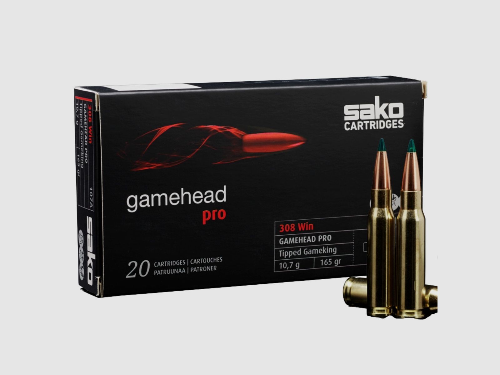 .308 Win Sako HPBT 107A Gamehead PRO 165gr/10,7g, zdjęcie 2 z 3