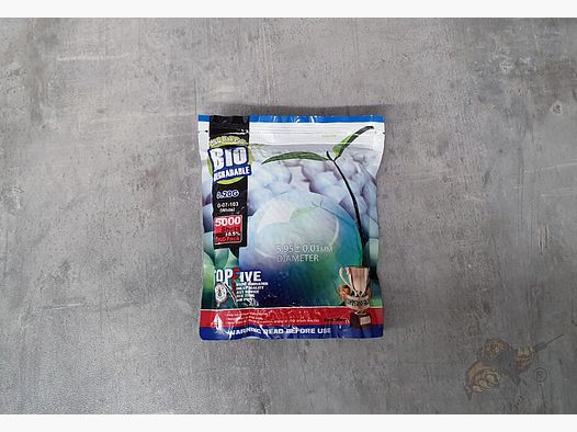 G&G Bio Precision Airsoft BB's 0.20g - 5,95mm - Weiß - 5000 Stück