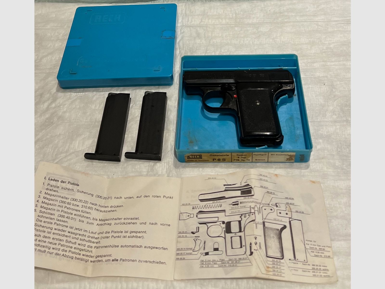 Reck P6 8mm pistolet alarmowy