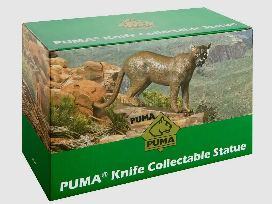 Figura PUMA, Estatua de exhibición de cuchillos