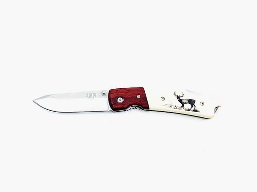 Joker Einhandmesser Hirsch-Motiv