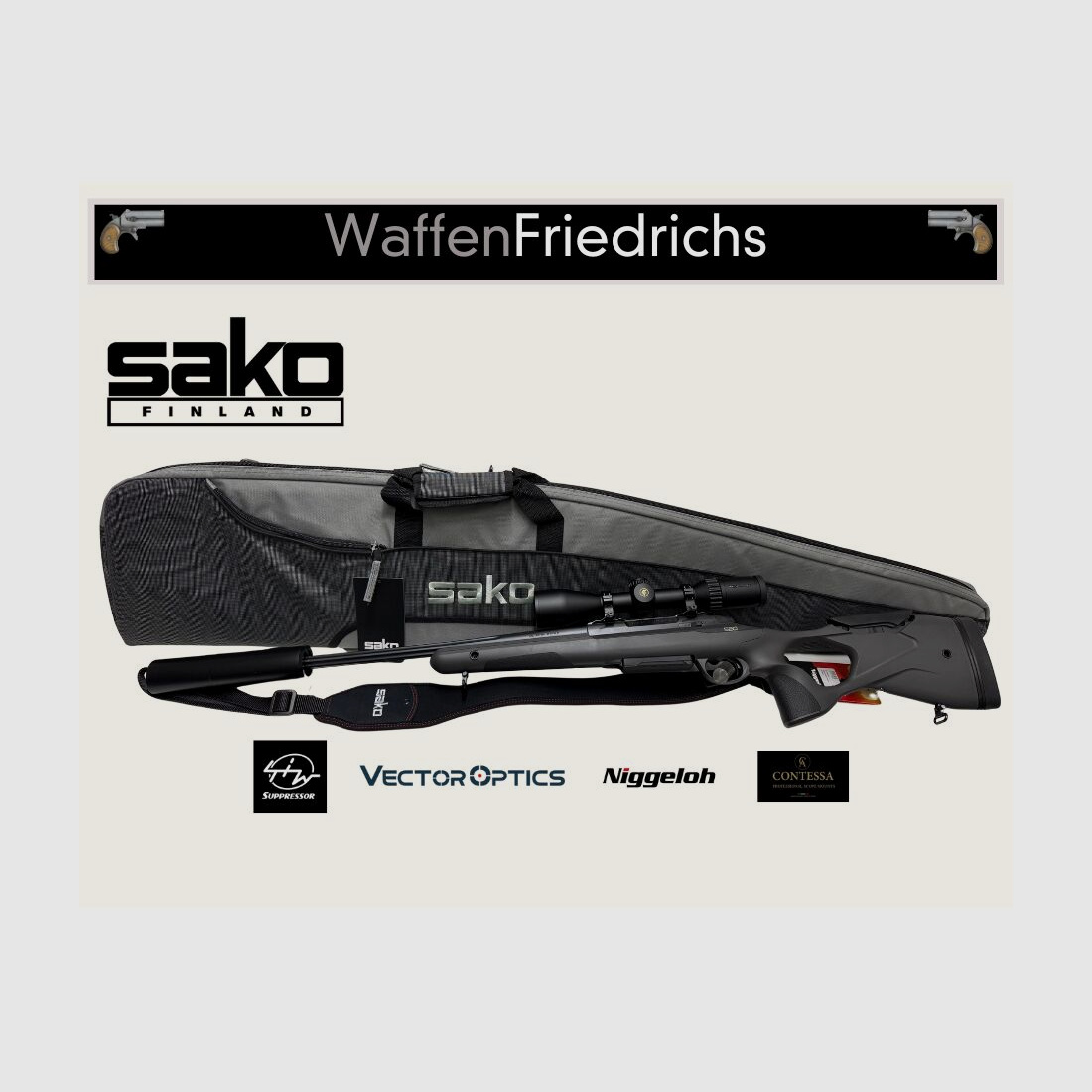 SAKO S20 HUNTER | Jungjäger Komplettangebot "Black Hunter" - Waffen Friedrichs