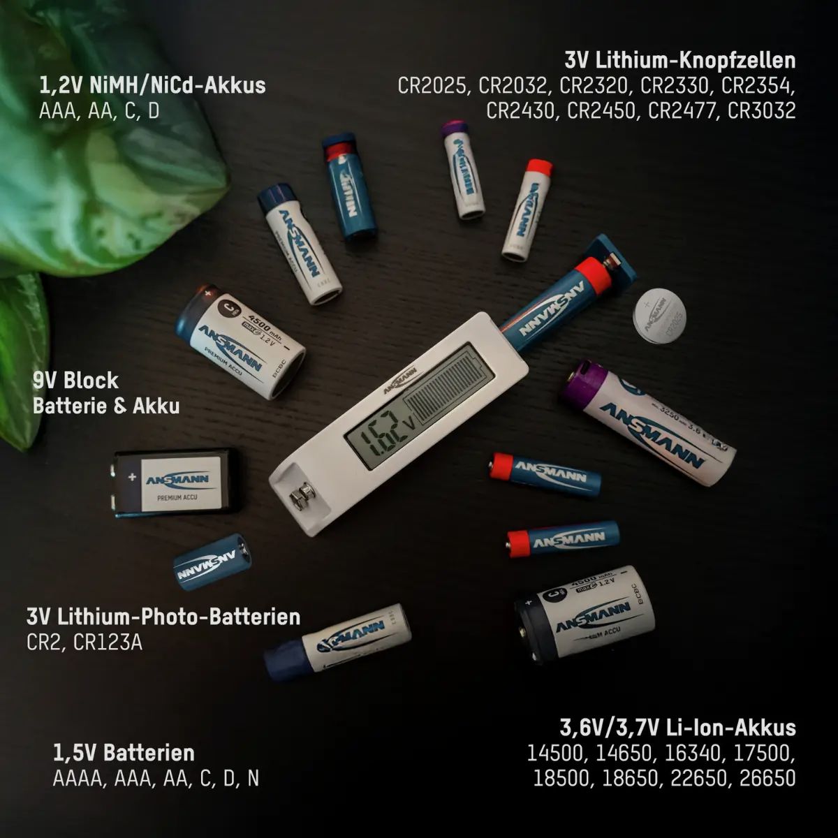 Ansmann Batterietester Universal