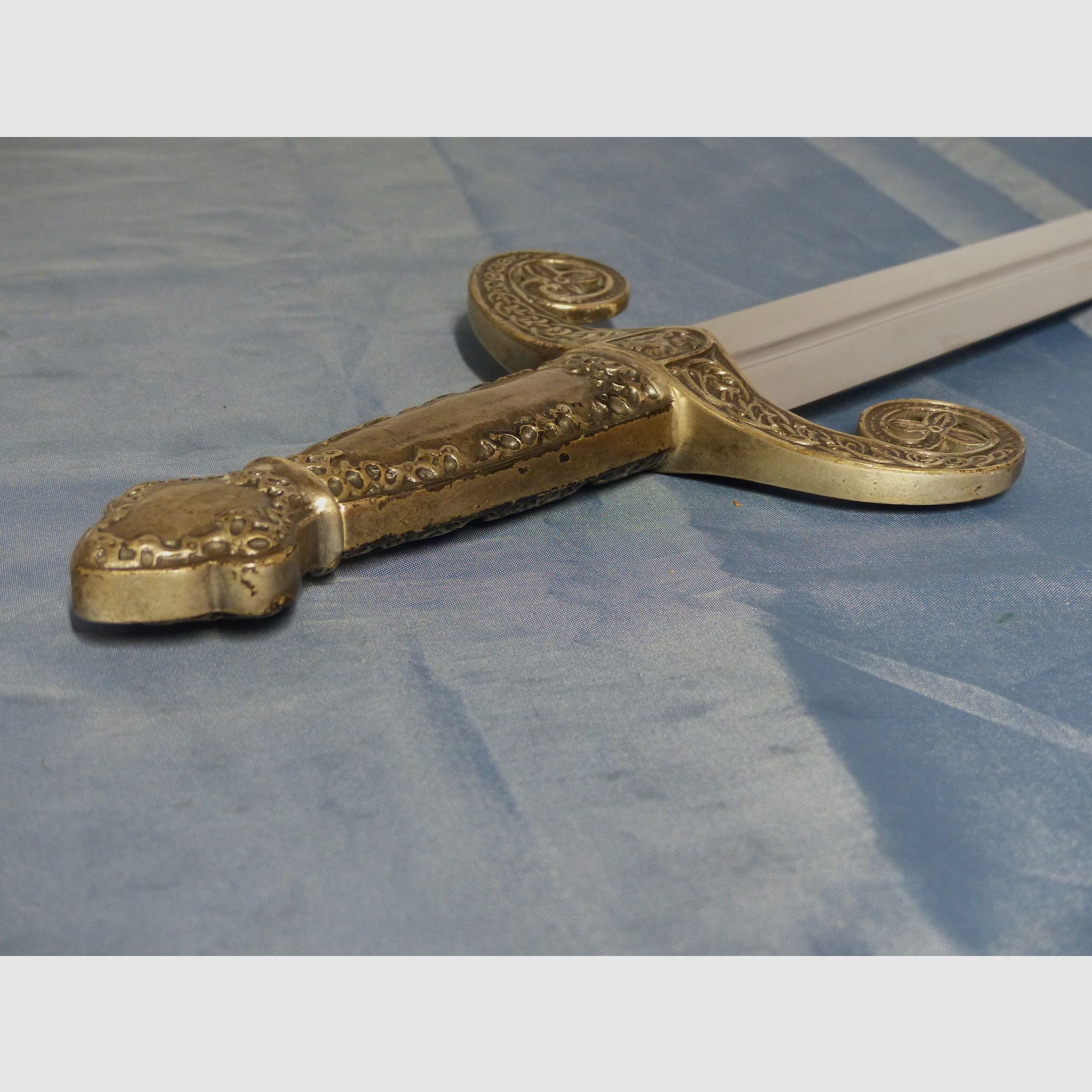 Sword cutting weapon replica Toledo probably from Spain decoration