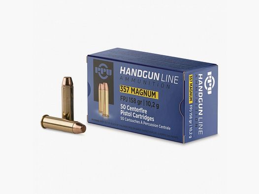 PPU .357 Magnum 158 gr FPJ (50 pièces)
