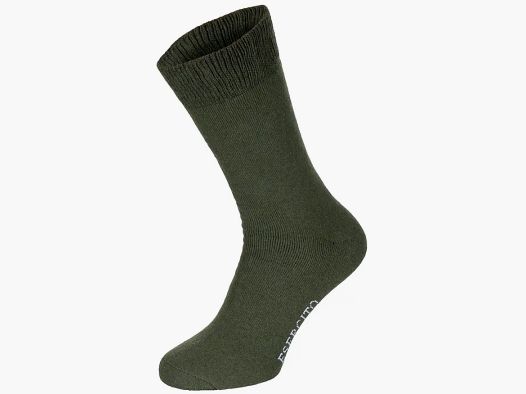 Socken, "Esercito", oliv, halblang, 3er Pack (43-46)