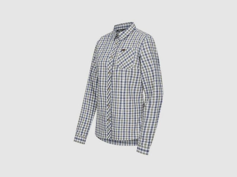 Blaser Damen Bluse Juna oliv/blau kariert 42