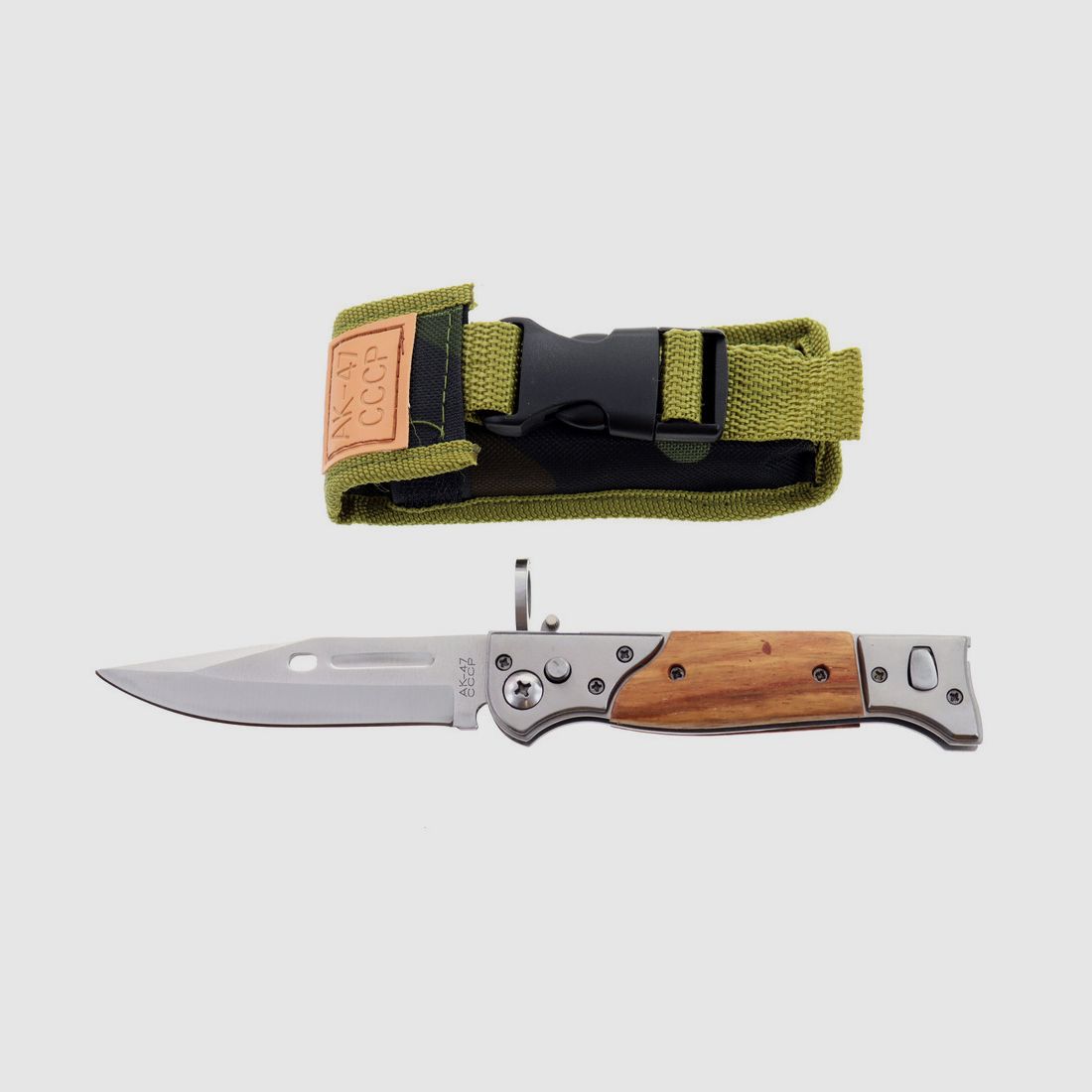 Cuchillo bayoneta plegable AK-47 22 cm