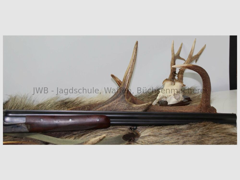 Merkel double-barreled shotgun 12/70