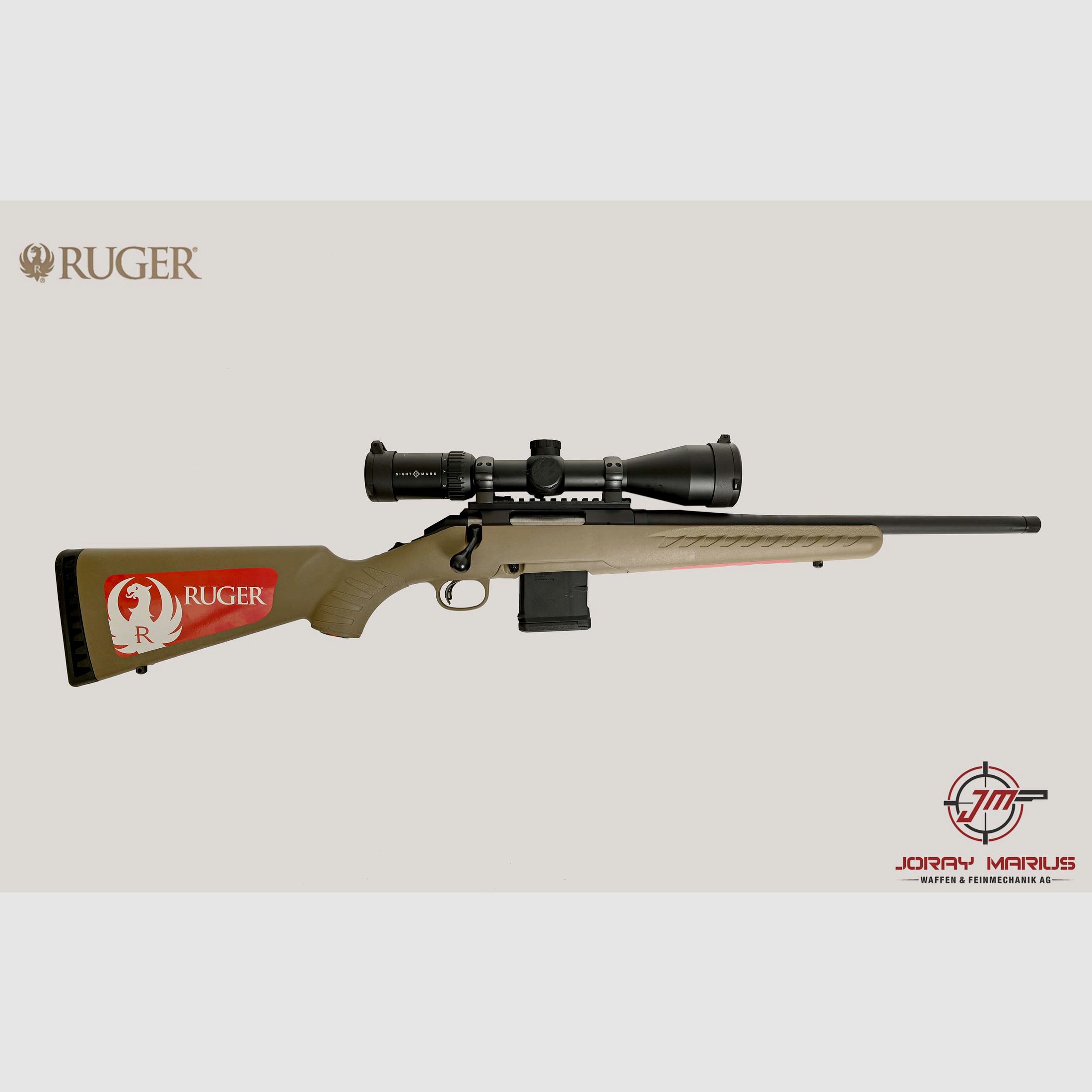 Ruger American Rifle Ranch Repetierer 5.56 NATO mit ZF FDE, Bild 1 von 2