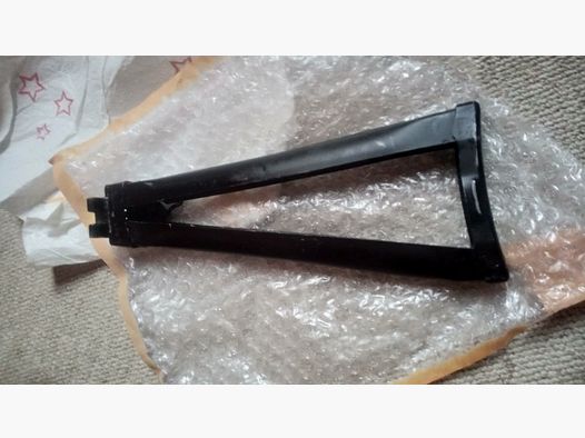 Russischer 5,5 mm  AKS-74 AKS-74u Skelettschaft für Bastler / AK Krinkov Klappschaft (beschädigt)