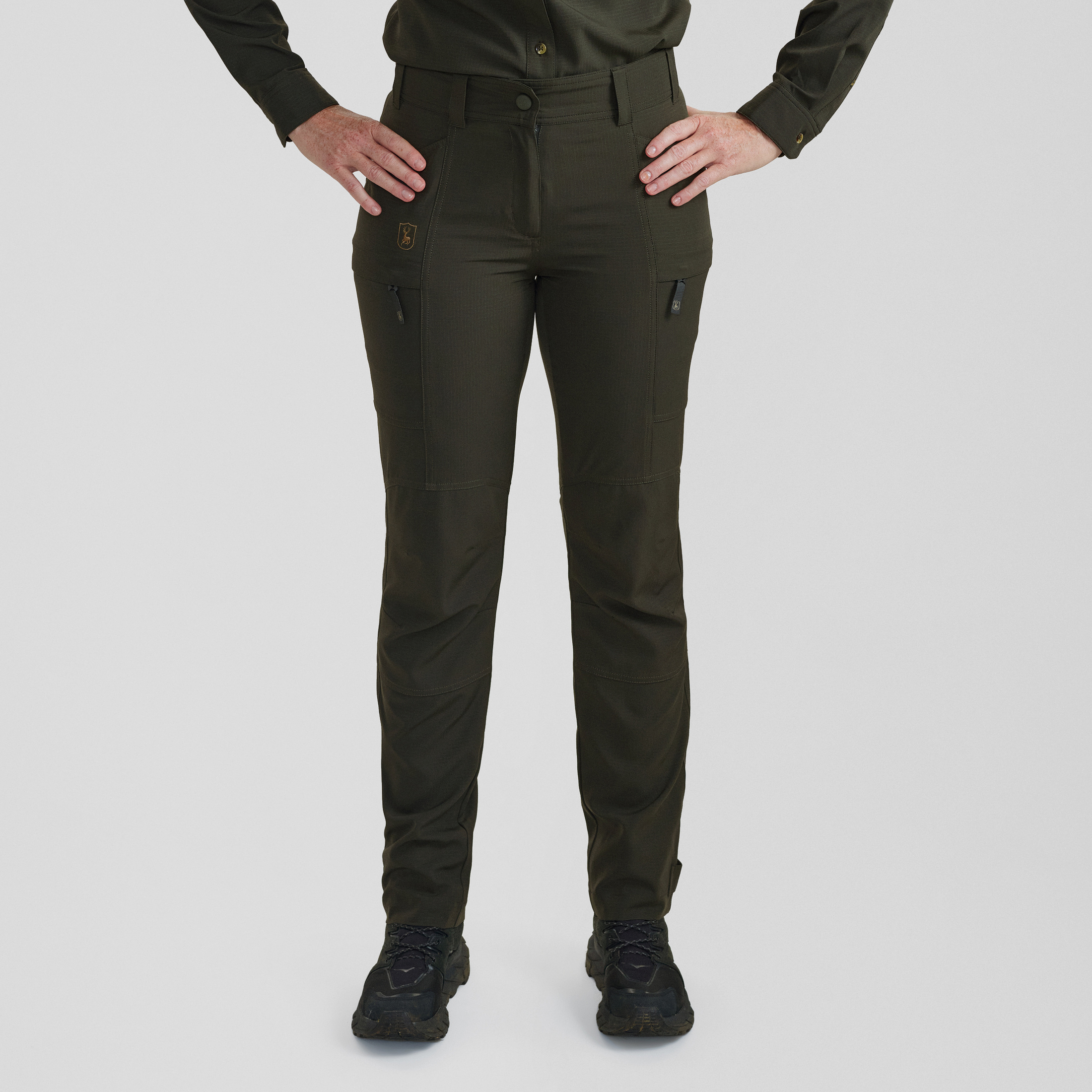 Lady Canopy Hose - Forest Green – Kleidergröße Damen: 34
