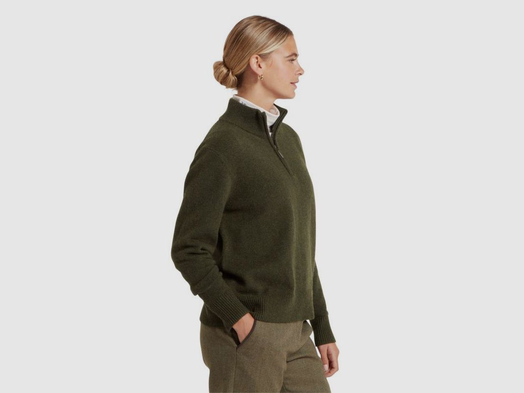 Schöffel D-Sweater Thoralby Half Zip | loden, Bild 8 von 10
