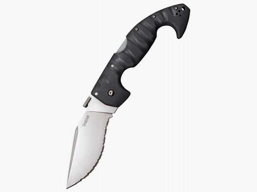 Cold Steel Spartan pocket knife, AUS 10A steel, serrated edge