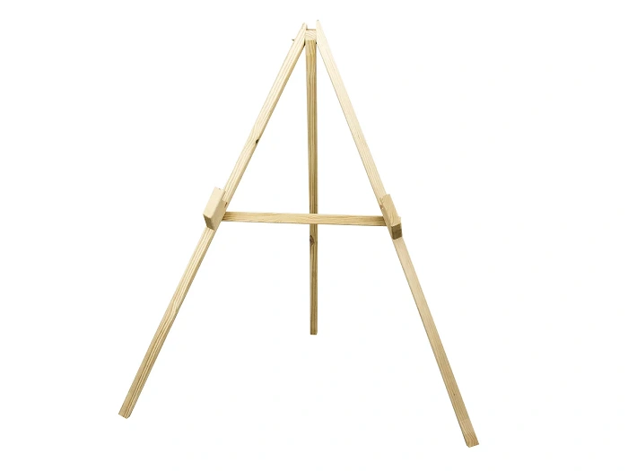 Wooden archery target stand for straw target, height 135 cm, image 3 of 12