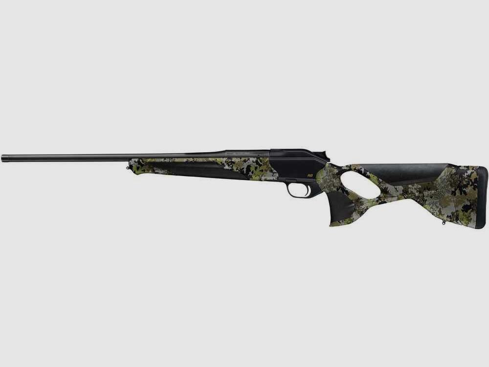 Blaser R8 Ultimate Huntec Camo - LL=52 cm - schienale regolabile + cappuccio regolabile per calci
