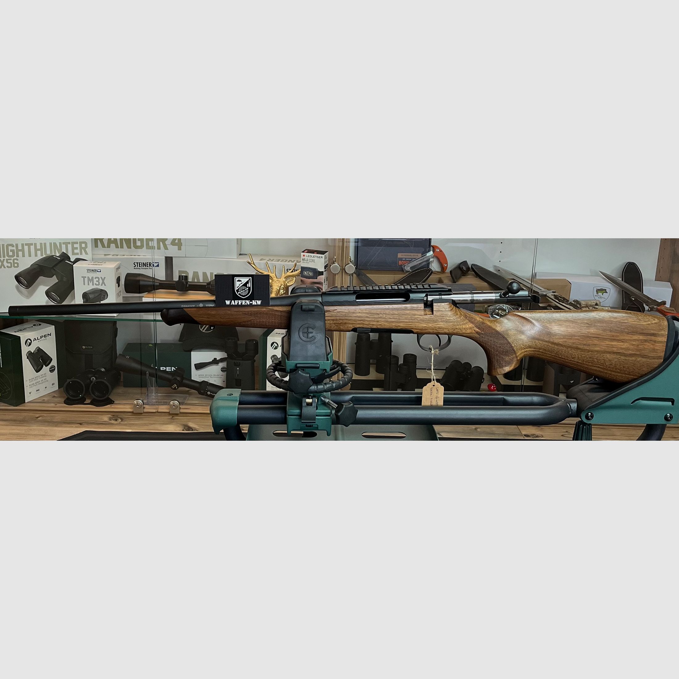 RÖWA Rössler Repetierbüchse Signature .308 Win. mit Luxus Holzschaft M15x1 Linksausführung