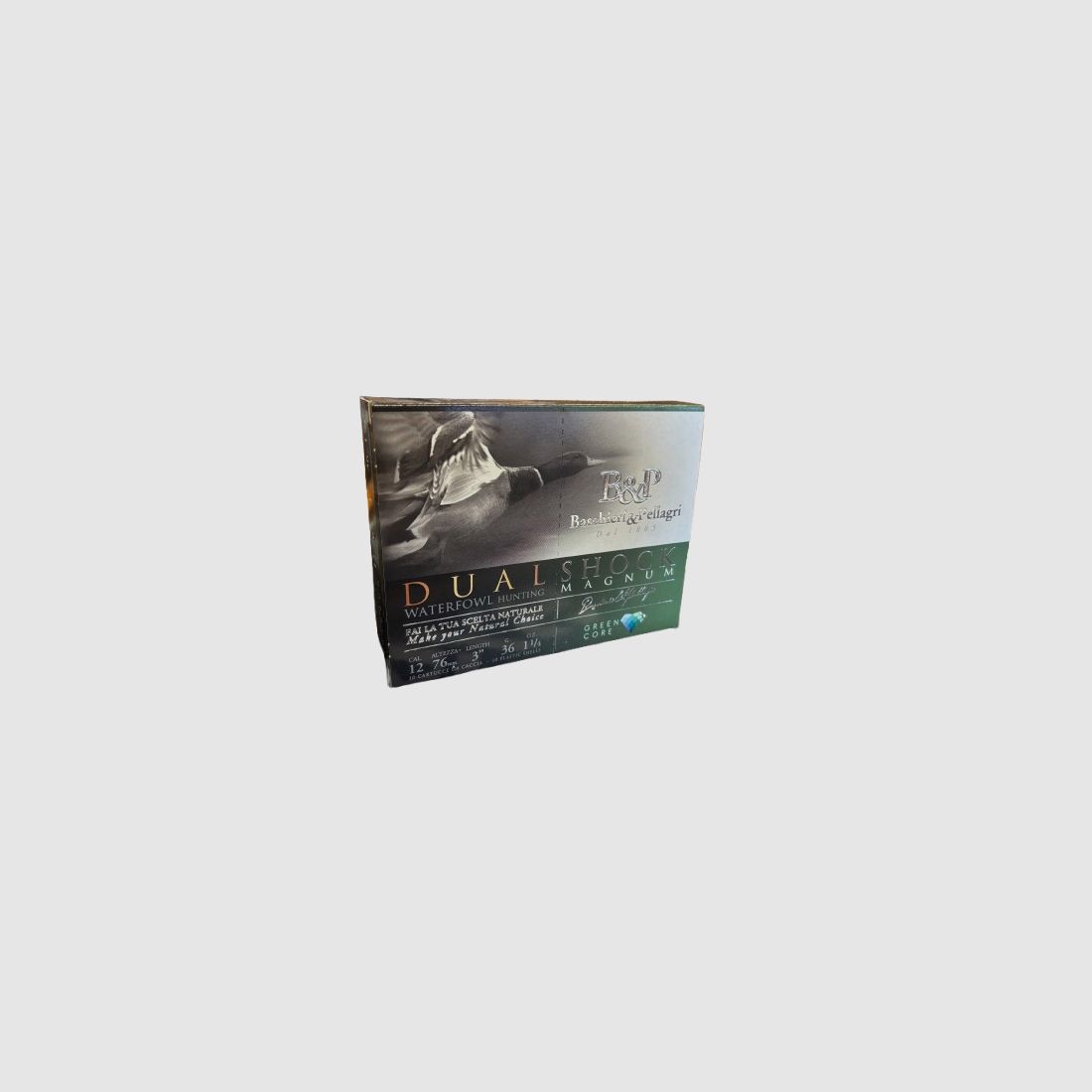Cartucce B&P Dual Shock 36 Magnum Green Core