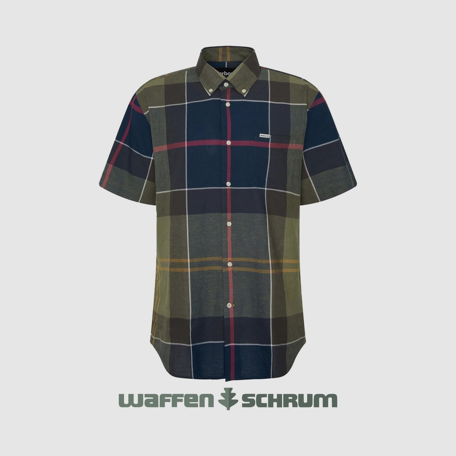 Camicia a maniche corte Barbour Douglas Regular Classic Tartan