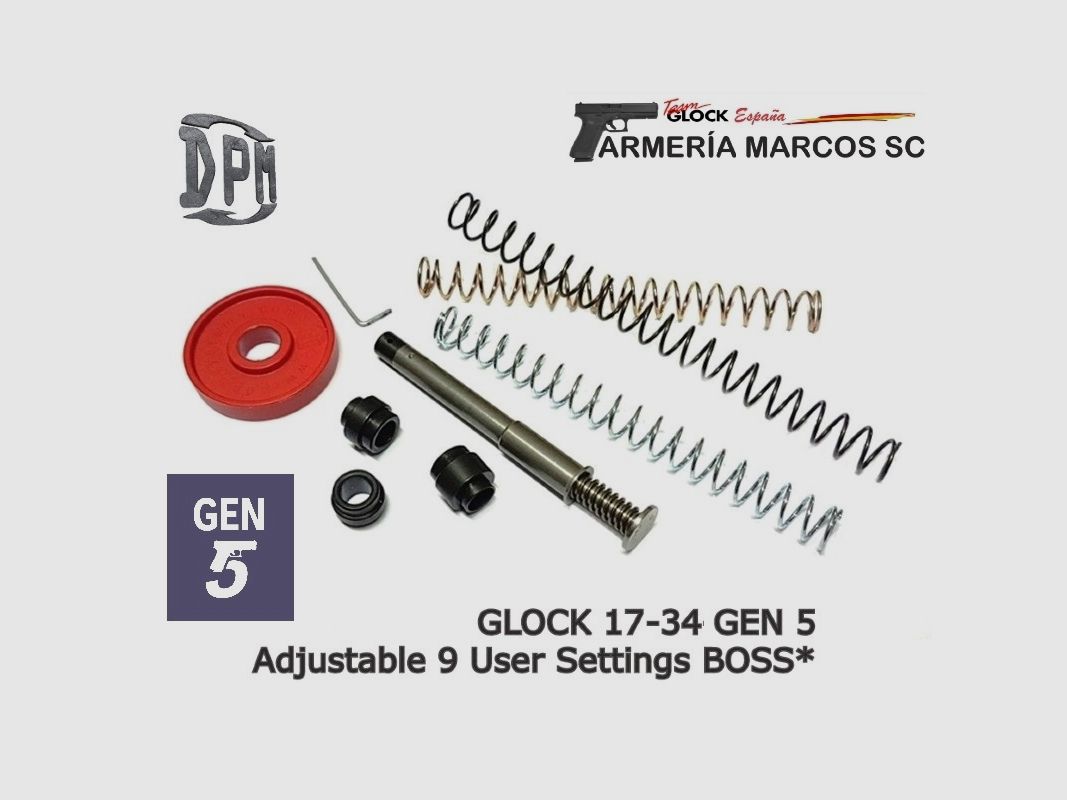 DPM SYSTEM FEDER GLOCK 17-34 GEN5 MRS-A MS-GLG5/1 9 KONFIGURATIONEN 9/40/357, Bild 2 von 7