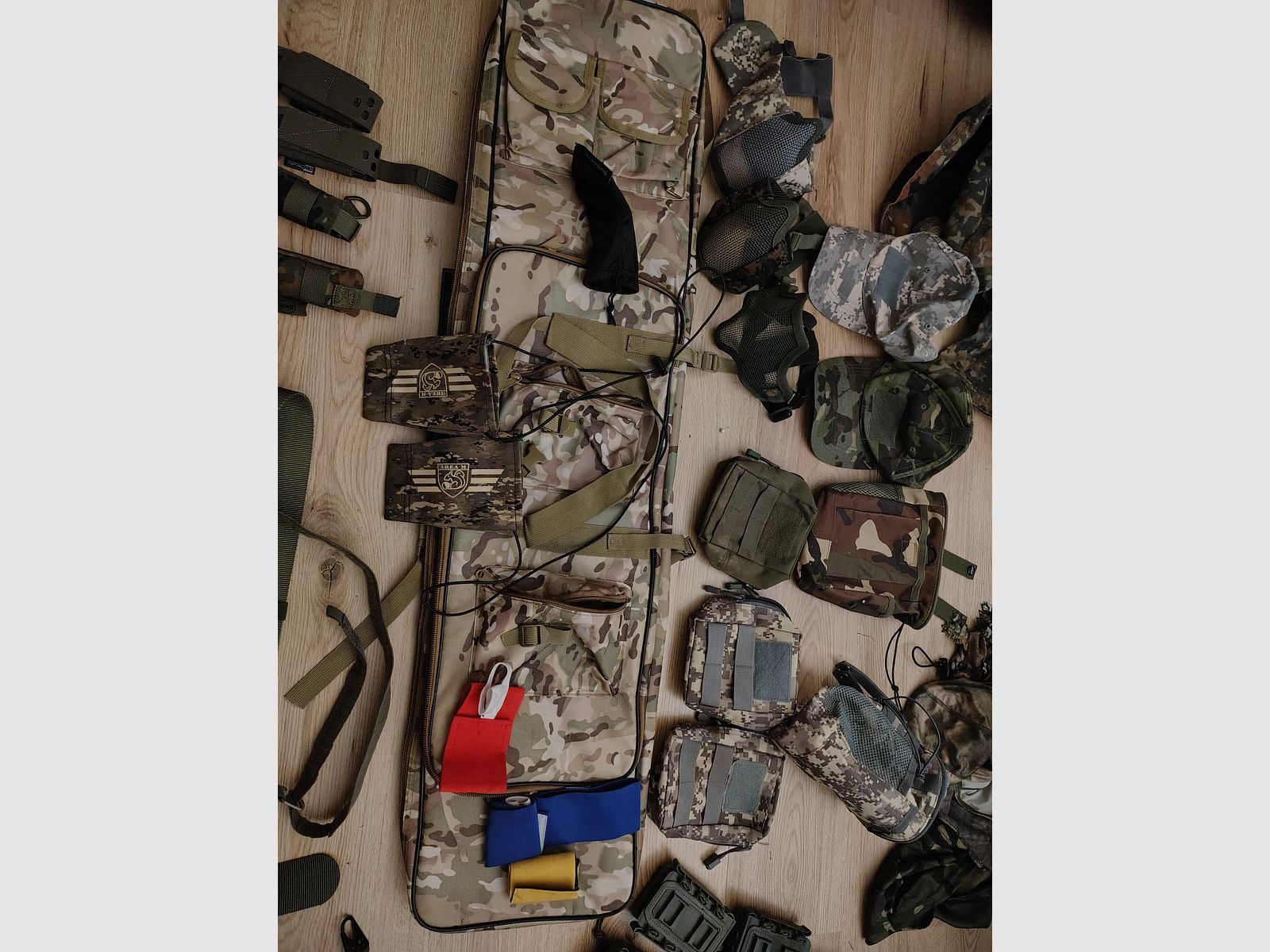 Gros lot d’équipement, technique et accessoires Airsoft