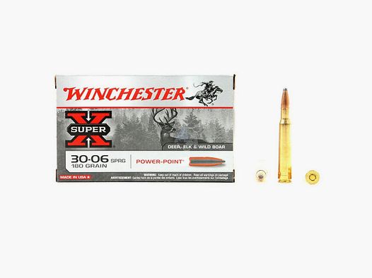 WINCHESTER MUNITION 30-06 180GR POWER POINT X20