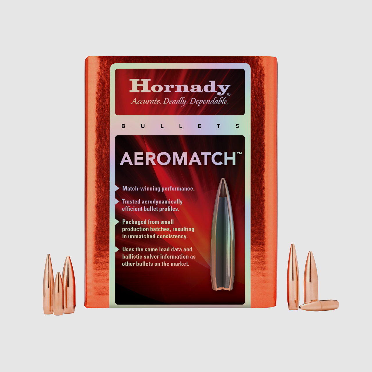 Hornady Geschoss 22 Cal .224 77gr HPBT W/C (1-9″) (500)
