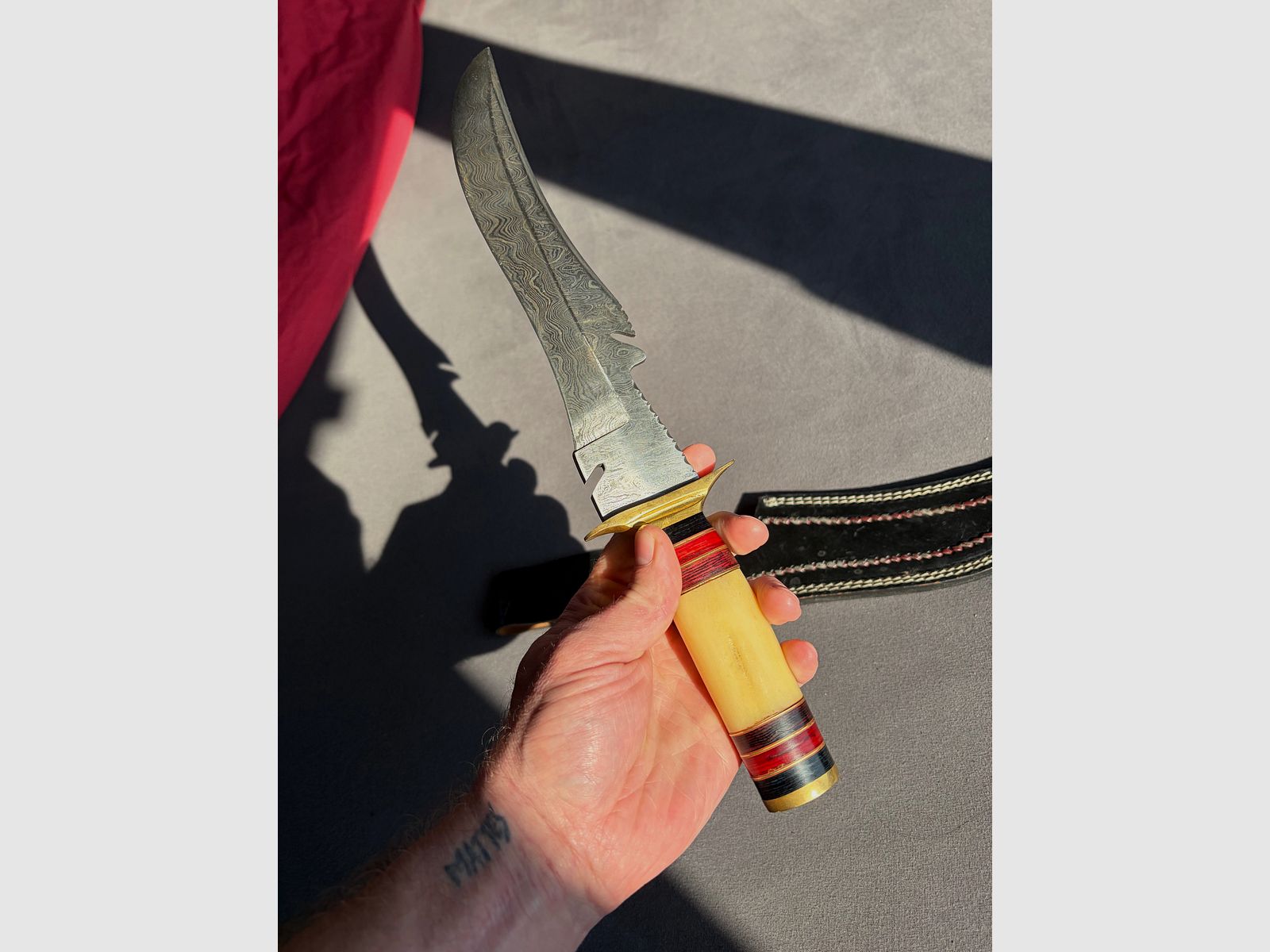 Us Oklahoma Custom Bowie Knife