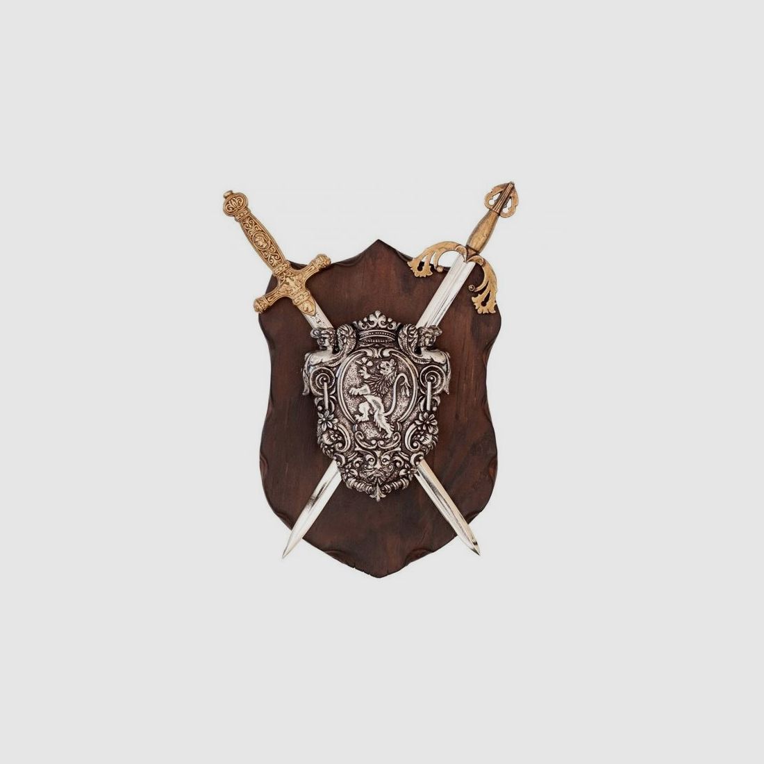 Wandschild El Cid mit Schild und Schwertern