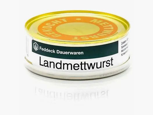 Feddeck Dauerwaren Feddeck Dauerwaren Dosenwurst Landmettwurst 200 g