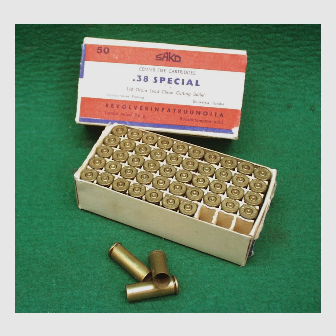 SAKO Hülsen Kal.38Special, gebraucht