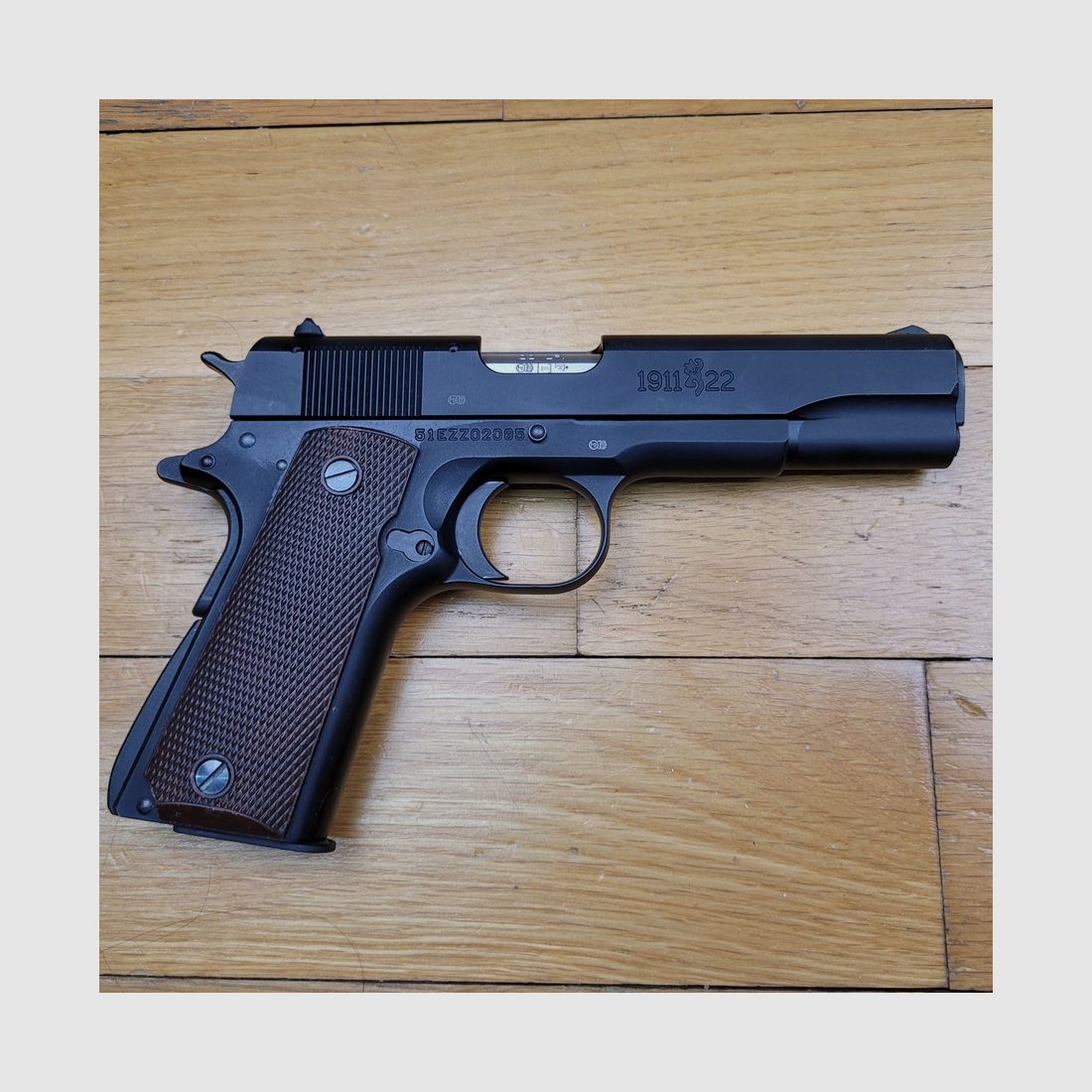 Schöner Browning 1911 Black Label Pistol – kompakte Replik des legendären 1911 – Kaliber 22lr – 10 Schuss – Funktion identisch mit dem 1911 – TBE+++, Bild 2 von 20