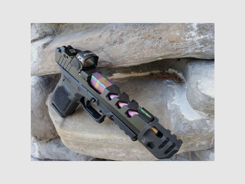 ADE Raptor RD3-020 Visor de punto rojo Shake Awake con punto rojo de 2 MOA y patrón de tornillos Trijicon RMR, Bild 5 von 10