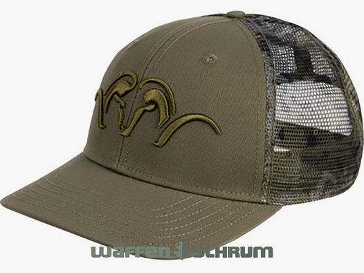Blaser Cap Mesh Camo Dunkel Oliv