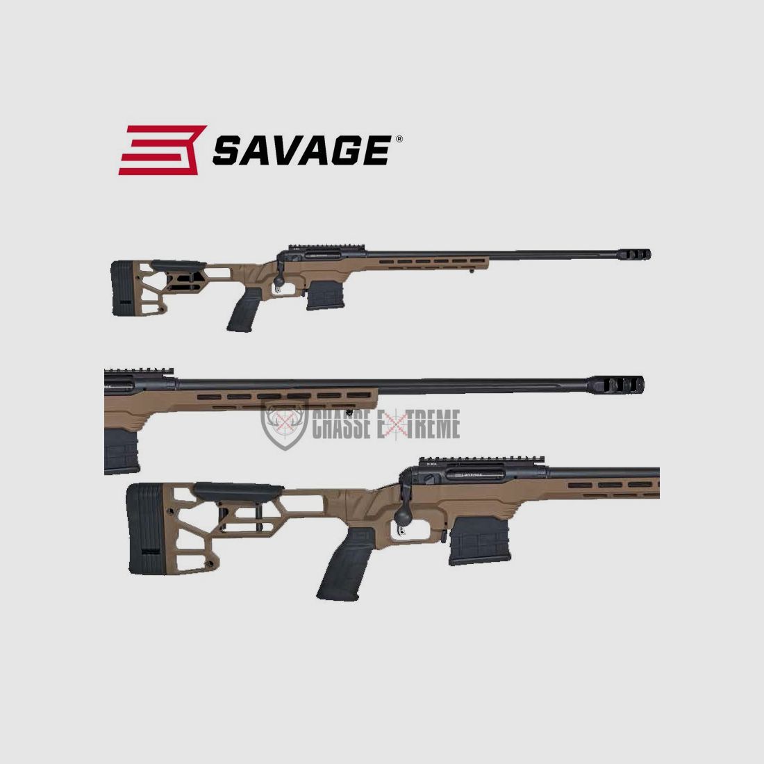 SAVAGE AXIS II PRECISION CERAKOTE FDE