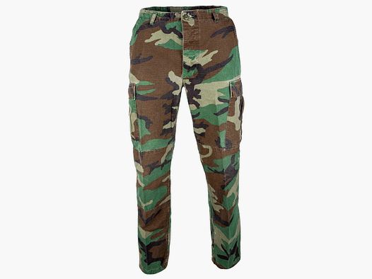 US Army US BDU Feldhose woodland gebraucht