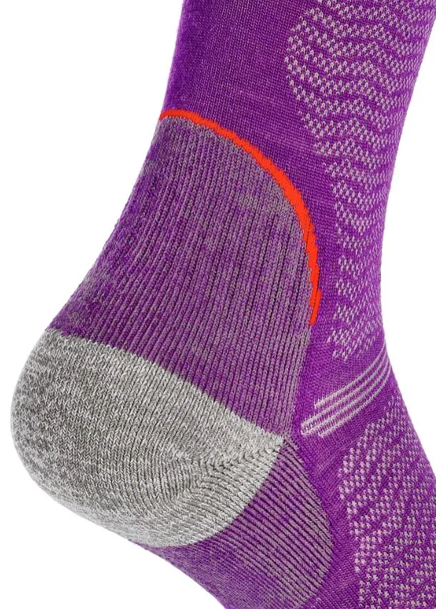 BRIDGEDALE Hike Ultra Lt T2 Merino P Crew Women's Hiking Socks – Purple, image 4 of 4