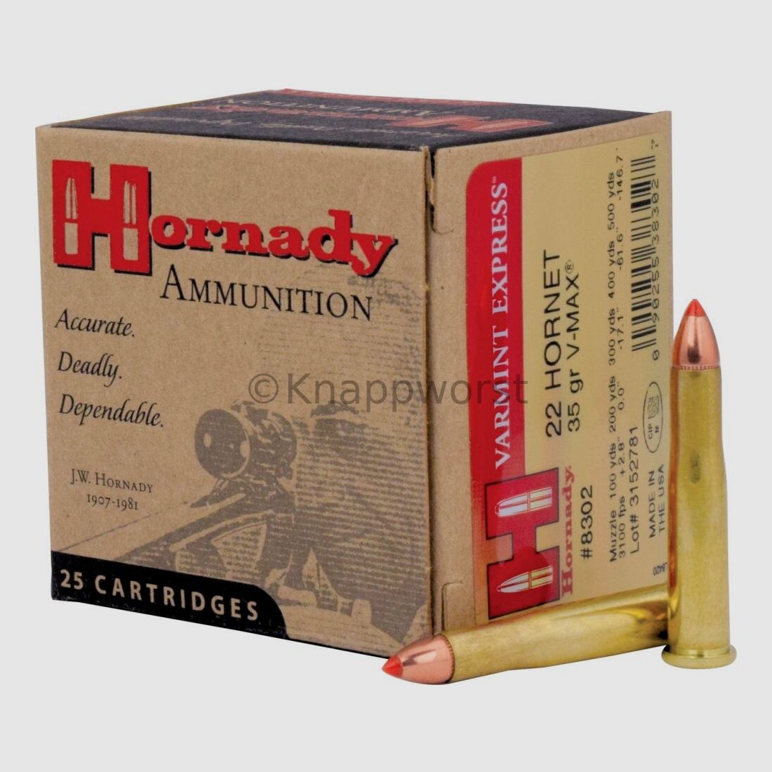 Hornady Hornady V-Max .22Hornet 35grain