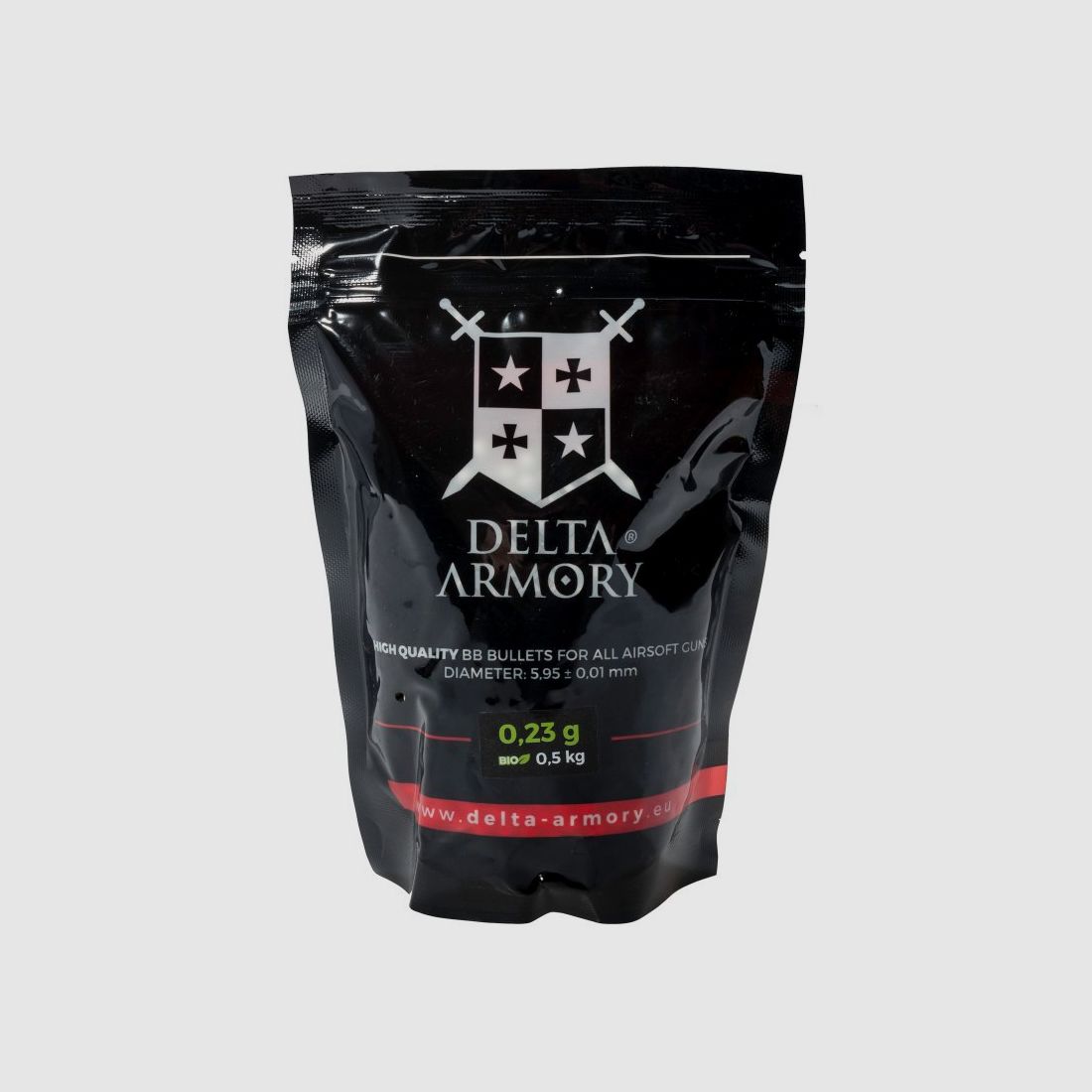 Bio Airsoft BB´s 0.23g durchmesser 5,95mm (2.170 Kugeln) | Delta Armory