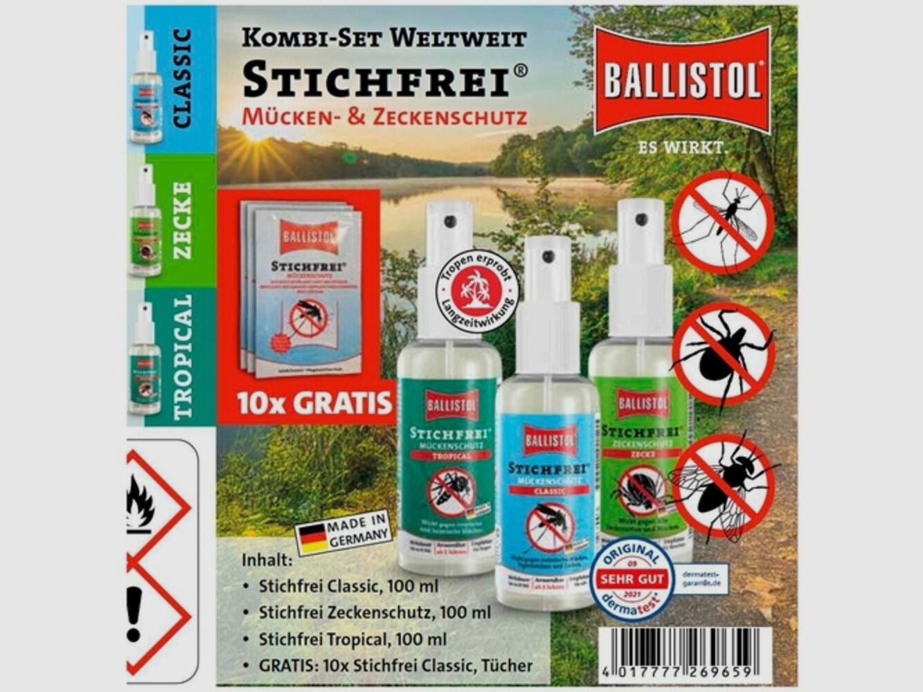 Set BALLISTOL Stichfrei repellente per zanzare e zecche, immagine 3 di 4