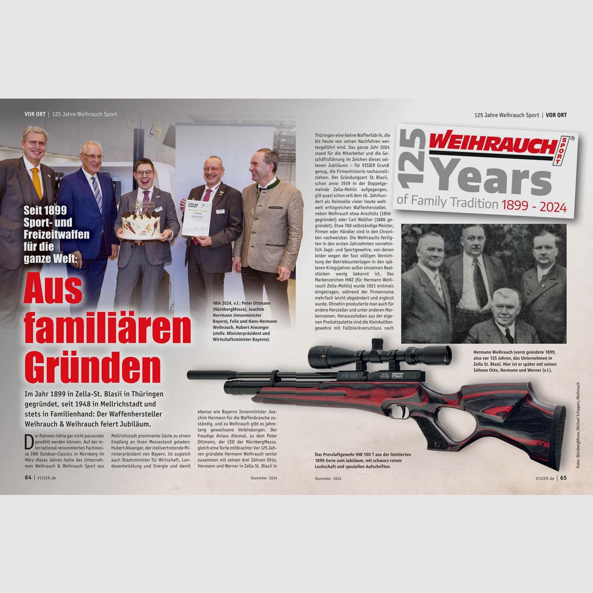 Fucile ad aria Weihrauch HW50S calibro 4.5mm con grilletto da competizione modello anniversario, immagine 3 di 3
