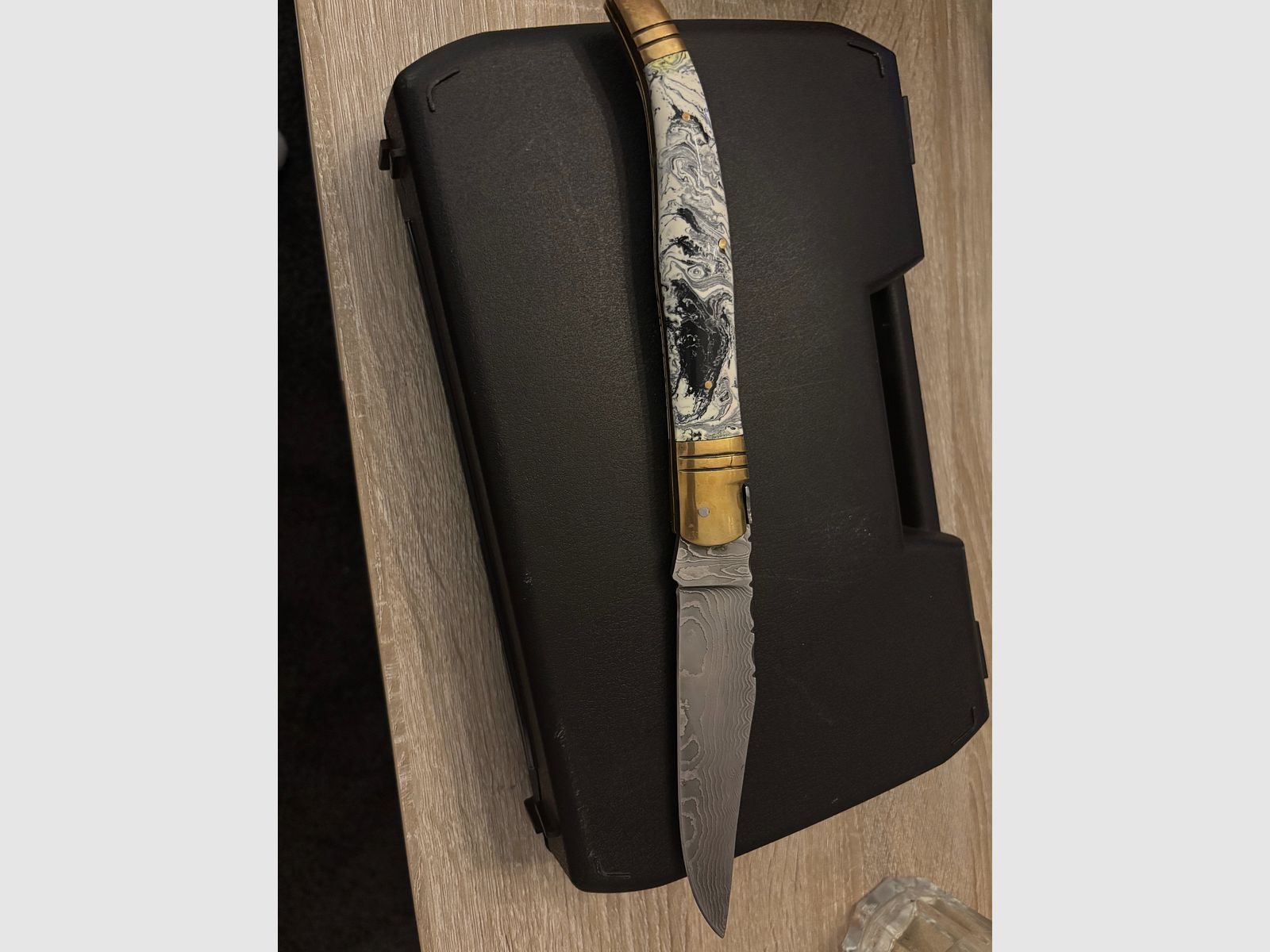 Noże Damast Laguiole Styl