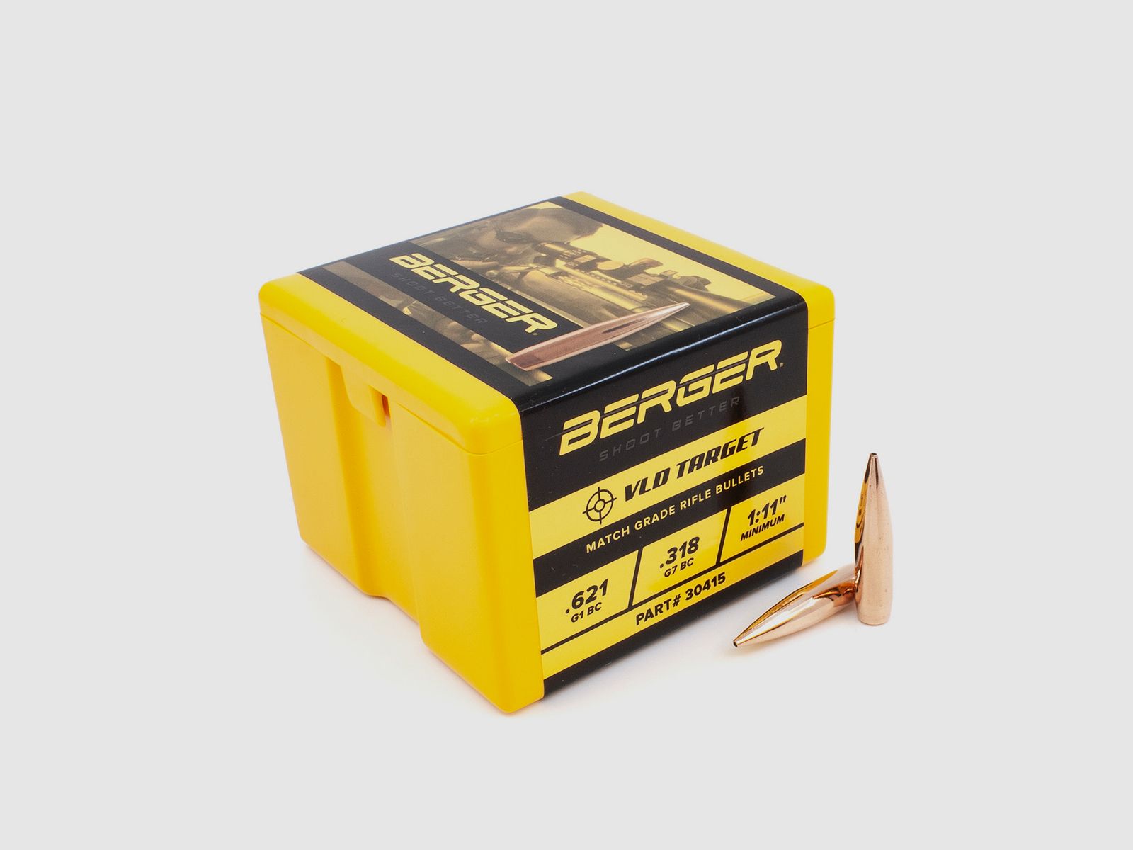 Proiettile Berger .30 VLD Target 210GR 100 Pezzi