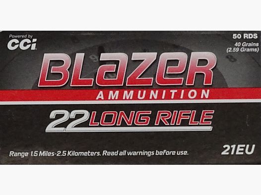 CCI Blazer .22lr 40grs - 500 Schuss