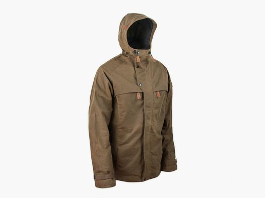 STEINKAUZ Wax Jacket "Rain Blessing", Khaki