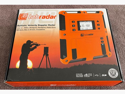 Labradar, Chronograph, ballistisches Radar, Geschwindigkeitsmesser