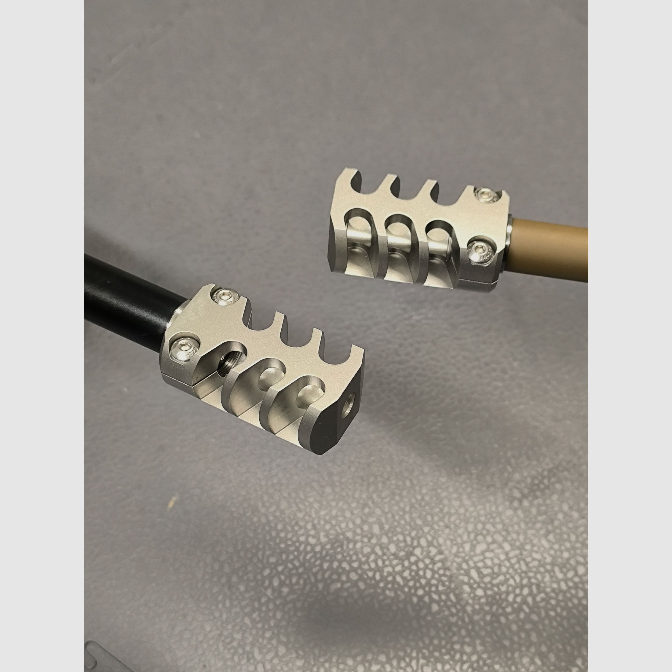 Muzzle brake, compensator M18X1 or 5/8 24 UNEF up to caliber 8.5 mm no Ebiarms, Roedale, ASH, Gunwerks.