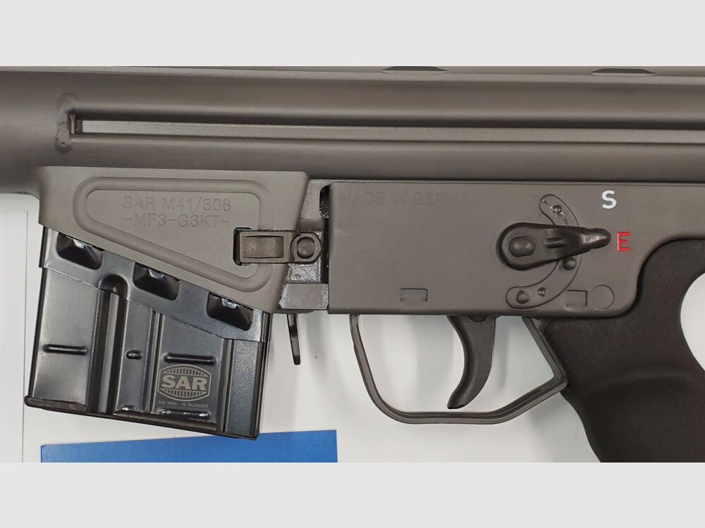 Swabian Arms GmbH semi-automatic rifle SAR M41 SPORTMATCH MF3 G3KT caliber 308win. - MADE IN GERMANY - similar to HK41/G3