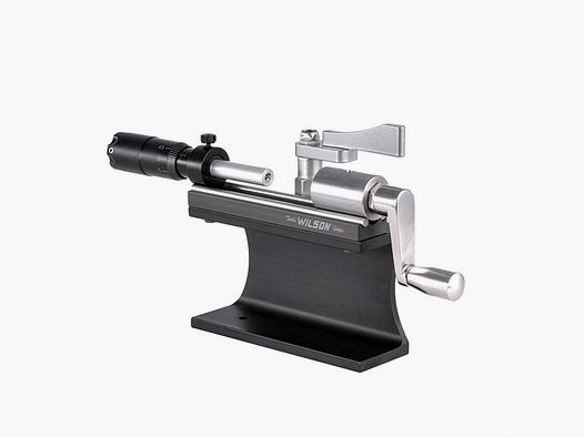 L.E. Wilson Trimmer per bossoli con vite micrometrica e base