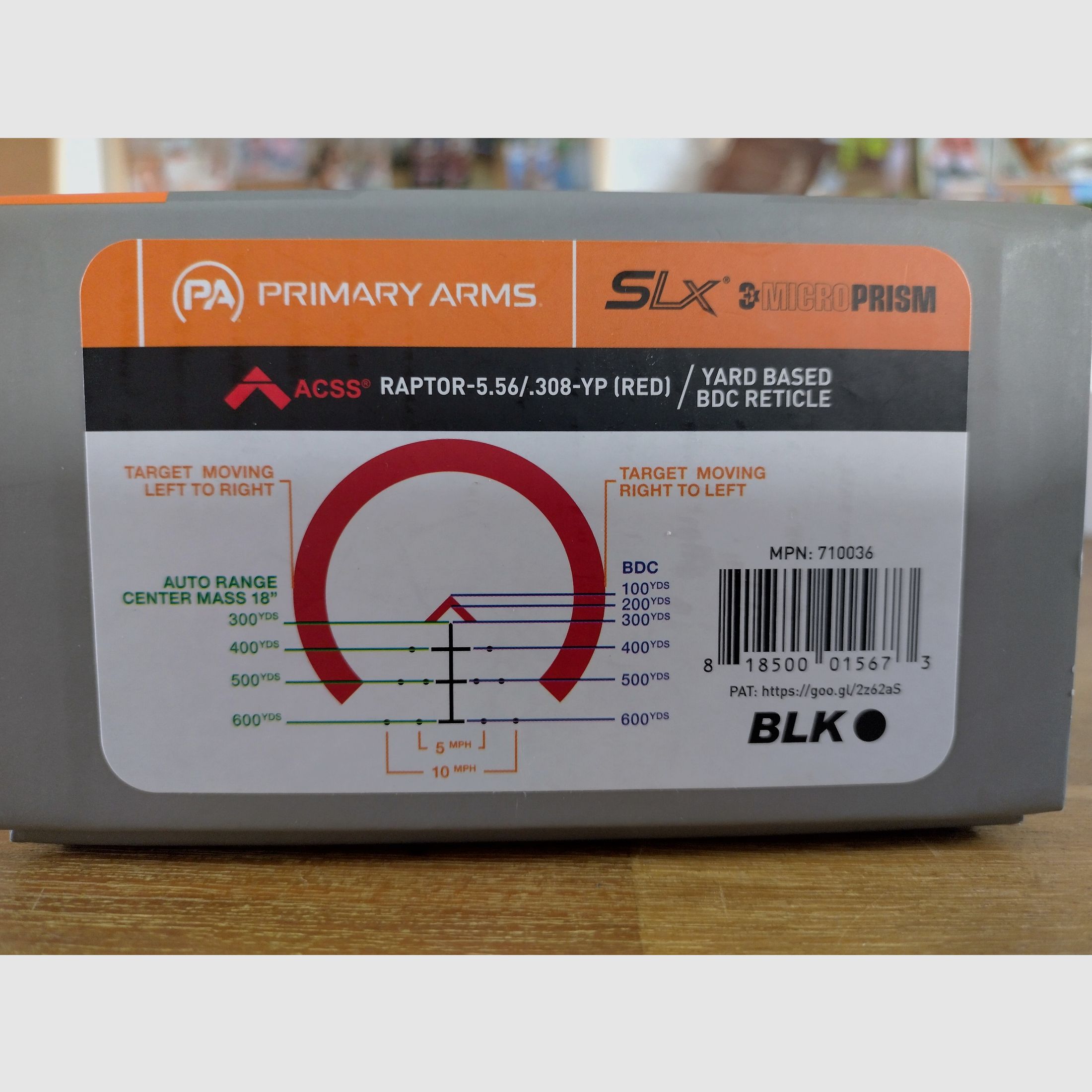 Primary Arms SLx 3x - Micro Prism Visier, zdjęcie 5 z 5